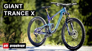 2021 Giant Trance X The Do It All Bike  First Look [upl. by Ecitnirp260]