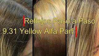 Tutorial Paso a Paso Retoque de Reflejos Cabello Base 4 a 9 31 [upl. by Marabelle]