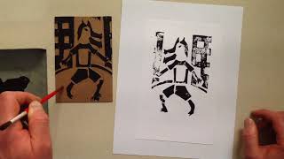 collagraph printmaking tutorial [upl. by Tsui277]