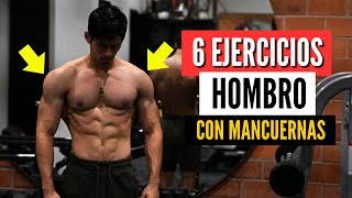 LOS MEJORES EJERCICIOS PARA HOMBRO CON MANCUERNAS [upl. by Etnovahs]