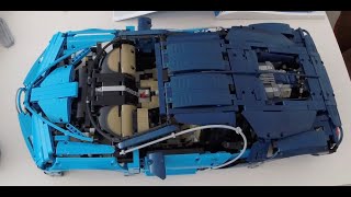 Lego Technic Bugatti Chiron 42083 in 4K [upl. by Millian807]