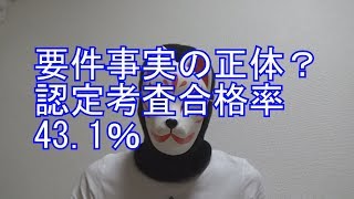 要件事実とは？認定考査 合格率【司法書士】簡裁代理 [upl. by Refinnaej]