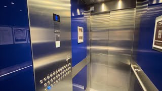 6X 2010 KONE High Speed Traction Elevators  Scandic Victoria Tower Kista Sweden [upl. by Acenes867]