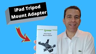 Ipow iPad Tripod Mount Adapter Review [upl. by Yseulte918]