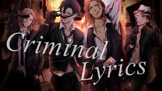 Nightcore  Criminal Male Version [upl. by Keyser]