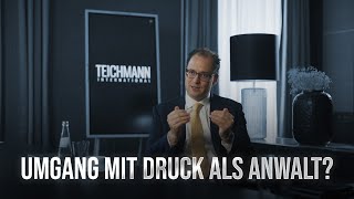 Risikomanagement als Anwalt  Umgang unter Druck  mit Dr Dr Fabian Teichmann [upl. by Licec]