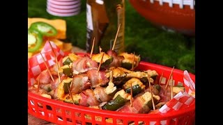 BaconWrapped Cheesy Stuffed Jalapeños [upl. by Eckart]