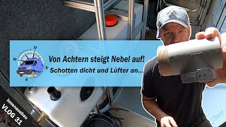 Vlog31  Wir bauen die Nasszelle im Wohnmobil  Bau der Duschkabine im Campervan 🚿 Abluftsystem [upl. by Juliette]