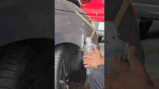 Honda city front fender Repair automobile car cartok honda jeddah autorepair [upl. by Ahsienyt305]