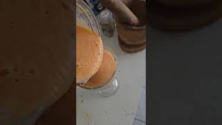 Papaye boisson fait maison peachy4325 youtuber youtube [upl. by Lecrad862]