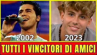 TUTTI I VINCITORI DI AMICI DI MARIA DE FILIPPI dal 2002 al 2023 [upl. by Eda]