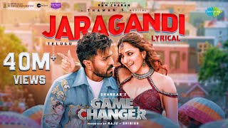 Jaragandi  Lyrical Video  Game Changer  Ram Charan  Kiara Advani  Shankar  Thaman S [upl. by Deena]