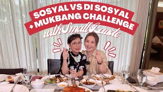 SOSYAL vs DI SOSYAL  MUKBANG CHALLENGE with Small Laude  Vilma Santos  Recto [upl. by Elleval906]