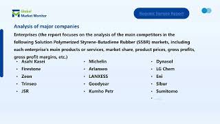 Global Solution Polymerized StyreneButadiene Rubber SSBR Market CAGR 555 amp Market Size [upl. by Ennaihs]