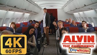 Alvin and the Chipmunks Chipwrecked 2011  Airline Scene 4K60FPS [upl. by Rovelli]