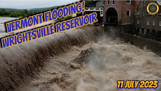 Flooding Wrightsville Resv VT [upl. by Odnuges]