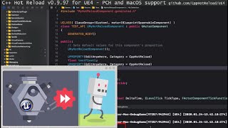 C Hot Reload for UE4  Speed up using PCH and macOS support [upl. by Loutitia]