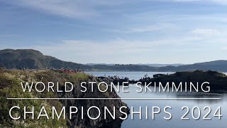 A flavour of the World Stone Skimming Championships 2024 Easdale [upl. by Tricia]