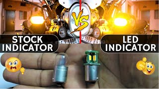 LED Indicators Vs STOCK Indicators  How to Replace 650Twins Indicators Bulb [upl. by Curley927]