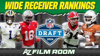 Ranking Every WR in the 2024 NFL Draft Class [upl. by Nyrahtak]