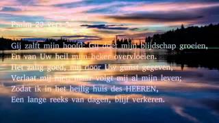 Psalm 23 vers 1 en 3  De God des heils wil mij ten Herder wezen [upl. by Shepley]