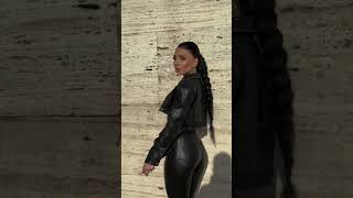 Leather Leggings Outfit Styles TOP 3  Curvy Influencer Leggings Hacks GRWM [upl. by Springer650]