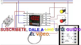 Pirometro como conectar un pirometro controlador de temperatura control de temperatura pyrometer [upl. by Notxam]