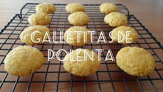 Galletas con polenta harina de maíz ricas fáciles y económicas En sartén u horno [upl. by Hugo]