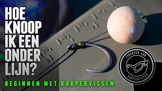 Beginnen met karpervissen Hoe knoop ik een onderlijn [upl. by Maxama]