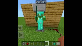 How To Make Mobs Wear Armour In Minecraft minecraft shorts [upl. by Nit]