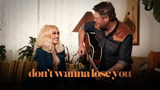 Gwen Stefani and Blake Shelton  Purple Irises Lyric Video [upl. by Hance]