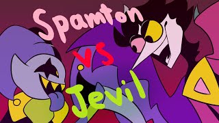 Spamton Vs Jevil  Deltarune Animation [upl. by Disraeli269]