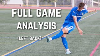 Full Game Analysis of a Professional Left Back [upl. by As876]