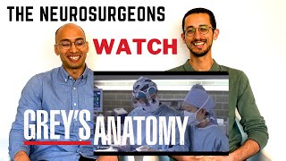 Neurosurgeons React to Greys Anatomy quotREMOVING HALF A BRAINquot [upl. by Ahsiener]