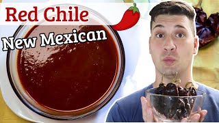 Authentic Red Chile Sauce  Four ingredients 20minutes epic New Mexican staple [upl. by Merri267]