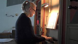 Gwendolyn Toth plays Scheidemann on the 1457 organ in Rysum Germany [upl. by Atinauq]