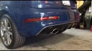 Audi QRS3 Decat DownPipe sound [upl. by Anerev235]