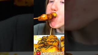 songByrd Asmr rice paper tteokbokki Mukbang asmr mukbang tteokbokki shorts ytshorts korean [upl. by Llennod406]