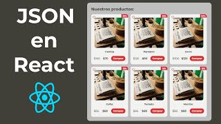 APRENDE a consumir un JSON en REACT  Desde CERO explicado PASO A PASO [upl. by Jemine]
