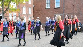 The Severn Gilders dance Whitby with Mortimers Morris and Three Spires Morris [upl. by Hannej]