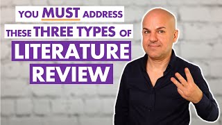 How to WRITE a COMPREHENSIVE LITERATURE REVIEW You MUST address these THREE types [upl. by Irra]