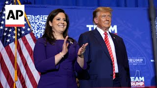 Elise Stefanik says shed be honored to be Trumps running mate [upl. by Yrreiht126]