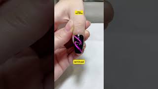 the cat eye gel color shifted ribbon effect tutorial nails nailart nailtutorial nailtech [upl. by Paloma302]