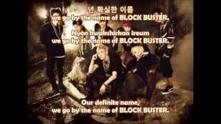 ENGROMHAN Block B No Joke English Lyrics Video 블락비 장난없다 Blockbuster Album [upl. by Nawrocki36]