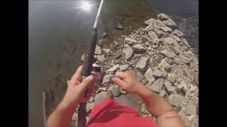 Scioto River Fishing 10192016 [upl. by Etnaed]