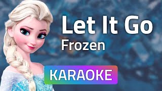 Frozen  Let It Go Karaoke version [upl. by Gilus]