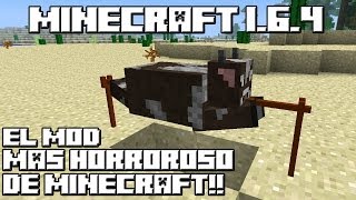 Minecraft 164 EL MOD MAS HORROROSO DE MINECRAFT [upl. by Eelanaj]