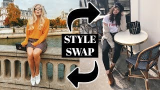 STYLE SWAP  jéchange mon look avec CamilleGrandxo  😱 [upl. by Noseyt]