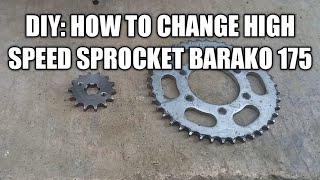 TOP SPEED SPROCKET BARAKO175 [upl. by Lalise178]