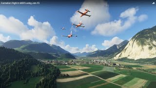 Formation Flight in MSFS using Join FS [upl. by Vergil743]